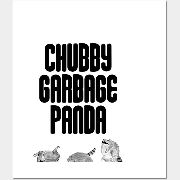 chubby garbage panda Wall Art by Bertoni_Lee